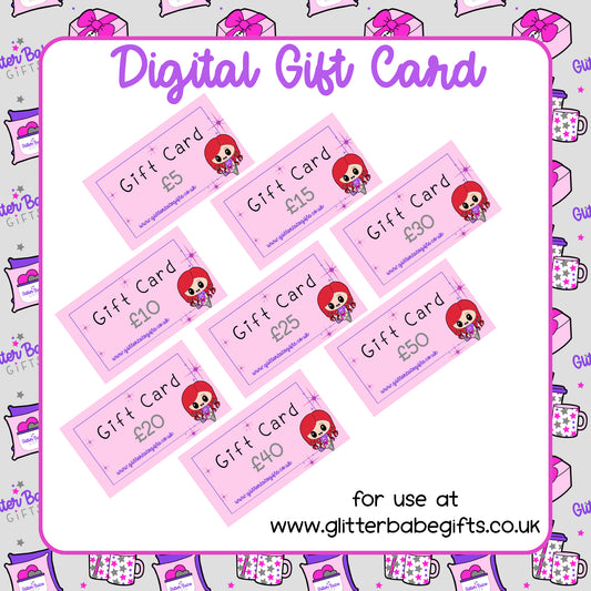 Glitter Babe Gifts Gift Card