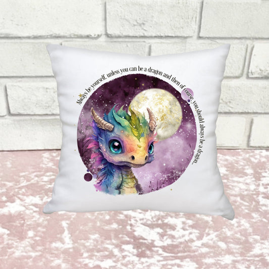 Night Sky Dragons - Mini Cushion