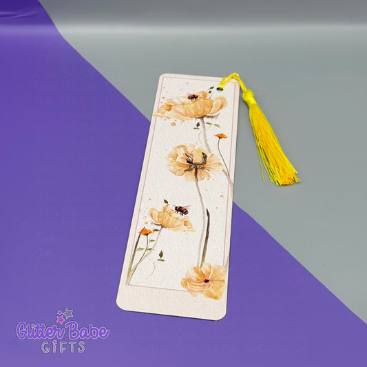 Wild Flower -  Metal Bookmark