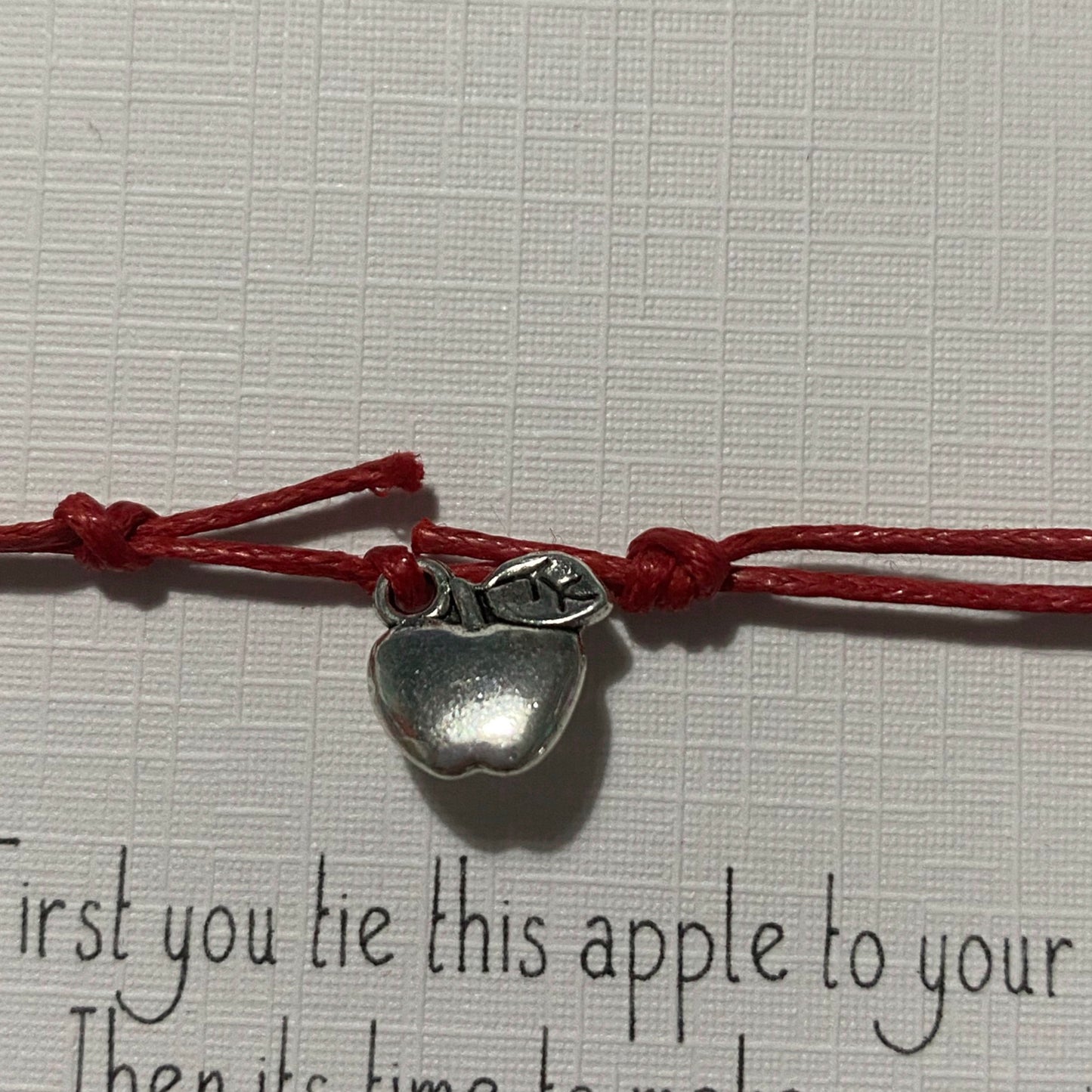 Teacher Wish Bracelet -Thank You Teacher Gift